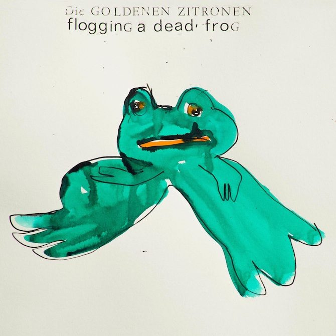 Die-Goldenen-Zitronen-Flogging-a-Dead-Frog Benedikt Sartorius. Journalist und Popkulturist.